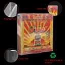 10 Pcs Clear Modern Game Cases for NEO GEO Cartridge, Scratch Resistant Plastic Case