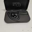 Bluetooth Headset, Wireless Bluetooth Earpiece V5.0 Hands-Free Earphones with Built-in Mic for Driving/Business/Office, Compatible with iPhone and Android (Green)