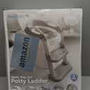 Jool Baby Potty Training Seat with 2 Step Ladder for Toddlers - Splash Guard, Adjustable Height (Gray)