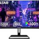 Deco Gear 34 Curved Gaming Monitor, 180Hz 34401440 Ultrawide UWQHD Screen for Laptop & PC, Adaptive Sync, R1500 VA Panel, HDR, 100% sRGB, Dual HDMI/DP, 21:9, VESA Mount, American Seller