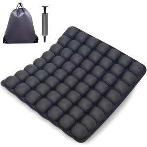 GUH Travel Seat Cushion for Airplane - Inflatable Seat Cushion for Long Flights,Office,Gaming and Stadium Bleachers,Tailbone Pain Relief