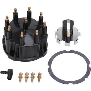 805759Q3 Distributor Cap and Ignition Rotor Kit for Marinized 5.0L, 5.7L, 7.4L, 8.2L, 350 V8 Engines with Thunderbolt IV and V HEI Ignition Systems - Replaces 805759Q3, 805759T3, 805759T1, 18-5395