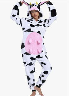 Adult Onesie Pajamas Animal One Piece Costume Halloween Cosplay for Women Men 2XL