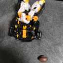 Transformers NFL Pittsburgh Steelers Steelsmash 5.5-Inch Action Figure Changes from Robot to Helmet, Football Toys for Ages 8+