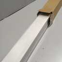 Beige White Textured Linen Semi Sheer Cordless Roller Shades 32" W x 72" H