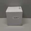 Ceramic Jar with Lid, Coffee Container Kitchen Food Storage Jars for Spice Sugar Tea Bag, Stackable Decorative Jars for Countertop, White & 18 fl.oz