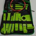 GOOACC 40Pcs Trim Removal Tool,Auto Terminal Removal Key Tool,Auto Clip Pliers Stereo Removal Tools,Car Upholstery Repair Removal Kit,Precision Hook and Pick Set,Wiring Threader,Car Film Scrape-Green