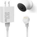 Power Cable Compatible with Google Nest Cam Outdoor or Indoor Battery, 10W 25Ft Nest Power Connector Weatherproof Charging Cable Power Your Nest Cam Power Cord