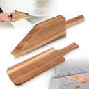 Mattress Lifter & Sheet Tucker Tool Set for Changing Sheets, Acacia Wood Mattress Lifters for Seniors, Used for Lifts & Holds The Mattress, Tucks Sheets, Removes Sheets & Bed Skirts