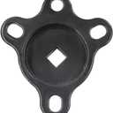 Crankshaft Turning Tool Engine Rotation Adapter Tool Compatible for Chevy or Ford V8 Engines Black