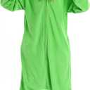 NAITOKE Adult Animal Onesie Halloween Costume Cosplay One-Piece Pajamas Women Man Teens (Large, Grass Green)
