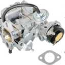 GXYWADY 1 Barrel Automatic Choke Carburetor Carb Replacement for 4.9L 300Cu & 4.1L 250Cu & 3.3L 200Cu Engines F100 F150 F250 F350 E-100 E-150 E-250 E-350 1967-1985