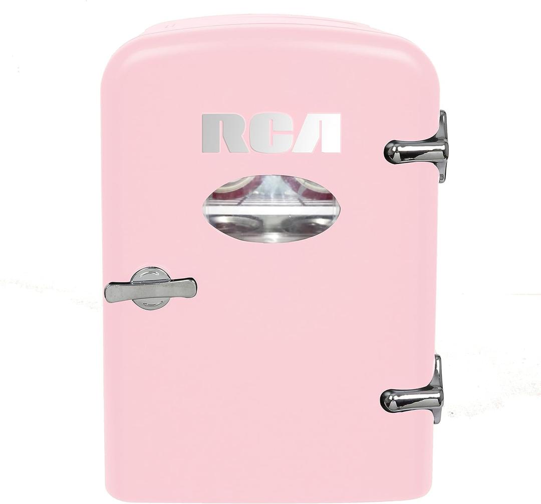 ARCTIC CHEF RMIS129-PINK Mini Fridge, Pink,0.3 Cubic feet