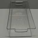 iDesign Stackable Storage Bin - Organizer Bin for Kitchen and Pantry, Clear, Made in USA