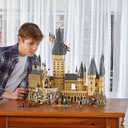 LEGO Harry Potter Hogwarts Castle 71043 Building Set - Model Kit with Minifigures, Featuring Wand, Boats, and Spider Figure, Gryffindor and Hufflepuff Accessories, Collectible for Adults and Teens, 6020