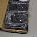 12 Pack - 4 inch Black Hidden L Shelf Bracket (1/5 Inch Thicked) Iron Floating Shelf Brackets Rustic Industrial Metal Brackets for Shelf Support