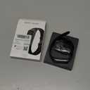 Fitness Tracker Activity Tracker Smart Watch 1.10''AMOLED Touch Color Screen, Smart Watch with 24/7 Blood Oxygen Heart Rate, Sleep Monitor, IP68 Waterproof, Step Counter Health for Women Men (Black)