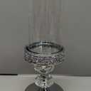 Candle Holder for Pillar Candle, Pillar Candle Holders for Wedding, Coffee Dining Table, Christmas, Table Centerpieces, Home Dcor ZXC048D (1 Crystal Ball)