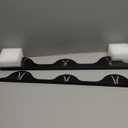 Lindas Essentials Stove Gap Covers Stainless Steel (2 Pack), 316 Stainless Steel Stove Gap Covers Heat Resistant Oven Gap Filler Seals Spaces Between Stovetop and Counter (25.4 Inches, Black (Steel)