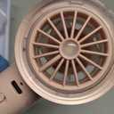 SWEETFULL Portable Handheld Fan Rechargeable - 6 Gear High Speed Powerful Mini Turbo Fan with Flashlight, Digital Display, Personal Fans Blow Cold Air for Travel Essentials, Gift for Women Men (Pink)