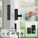 X3 Apple Home Key Door Lock Deadbolt, iOS ONLY, Smart Keyless Entry Door Lock with Fingerprint, Works with HomeKit Over Thread (Border Router), Voice/App/Remote Control, IP65 Weatherproof, Black