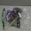 Multifunction Tension Rope, 6-Tube Elastic Yoga Pedal Puller Resistance Band, Natural Latex Tension Rope Fitness Equipment, for Abdomen/Waist/Arm/Leg Stretching Slimming Training (Purple)