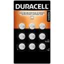Duracell 2032 Lithium Battery, 9 Count (Pack of 1), Child Safety Features, Compatible with Key Fob, Tea Light Candles and Other Devices, CR2032 Battery