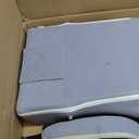 N-GEN GAMING Video Gaming Chair with Footrest Lumbar Support for Home Office High Back Recliner Height Adjustable Ergonomic Comfy Fabric Computer Desk Chair (Purple)