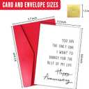 Funny Anniversary Card for Spouse, Hilarious Romantic Greeting to Husband Wife, Witty Wedding Gift for Boyfriend Girlfriend