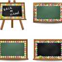 2 x 69Ft Hawaiian Bulletin Board Border Beach Ball Swimming Ring Parasol Flip Flops Adhesive Border Trim for Summer Classroom Chalkboard Wall Decor