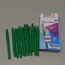 Paper Mate Flair Felt Tip Pens, Medium Point (0.7mm), Green Ink, 12 Count - Writing, Journaling, Desk Supplies