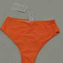 RELLECIGA Women's High Cut Bikini Bottom (Orange, Medium)