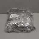 mDesign Over-Cabinet Hair Care Tools Holder for Hair Dryer, Flat Iron, Curling Wand, Straightener - Chrome