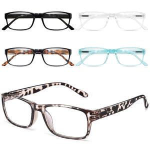 Gaoye Professional Reading Glasses for All Day - Computer Readers with Blue Light Protection - Value Pack