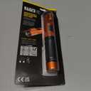 KLEIN TOOLS 56040 Magnetic LED Flashlight, 350 Lumen Rechargeable Flashlight, Twist Focus, Laser Pointer, Hands-Free, USB Charging Cable, for Work and Outdoor