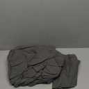 TEXAS LINEN CO. 100% Organic Cotton Sheets Twin XL Size - 3 PC Organic Cotton Percale Sheets Twin XL Set (Dark Grey), Soft, Crisp, Cooling Bedsheets, 16" Deep Pocket Hotel Bedding - GOTS Certified