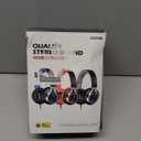 AC01 Over-Ear Headphones Wired, Passive Noise Isolating Corded Stereo Headsets with Mic Volume Control for Adults Teens 3.5mm for Chromebooks, Laptop, Computer, Tablets, Travel (Black Blue)