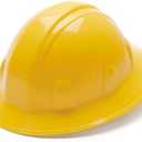 Pyramex HP24130 Full Brim Hard Hat 4 Point Ratchet Suspension - Yellow