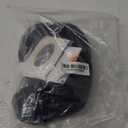 ColorGround Short Black Purple Cosplay Wig with 2 Buns for Halloween Party CostumeSmall Size