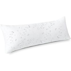 Kevin Textile Outdoor Pillow Insert 14 x 36 Inch 1 Pack Waterproof Long Lumbar Pillow Insert for Sham Large Body Pillow Stuffer Sham Cushion for Porch Swing Living Room Couch Bed Sofa Home Dcor (White)