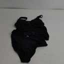 Tankini Swimsuit for Women Scoop Neck Ruched Tummy Control Bathing Suits 2025 Medium, Black