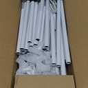 LANTEFUL Tall Narrow Shoe Rack 10-Tier Skinny Shoe Shelf Storage for 10-15 Pairs Shoes and Boots, Space Saving Corner Shoe Rack Organizer for Closet, Entryway, Garage, Living Room,White