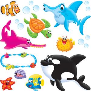 Sea Buddies Bulletin Board Set, 18 1/4 x 31, 47 Pieces