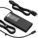 Replacement For 130W Dell Laptop Charger USB C Compatible With Dell XPS 15 17 2 In 1 9510 9500 Latitude 9510 5420 5520 Precision 5530 2 In 1 HA130PM170 DA130PM170