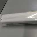 LazBlinds No Drill Zebra Blinds for Windows 32.5" W x 72" H, White
