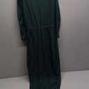 PRETTYGARDEN Women's Casual Long Sleeve Jumpsuit Crewneck Off Shoulder Elastic Waist Stretchy Romper
S