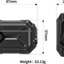 MOBOSI for AirPods Pro 3 Case [IP68 Waterproof Case for iPods Pro 3&Compatible with MagSafe] Military Grade Protective Earpods Pro3 Cover with Secure Lock, Keychain & Phone Stand (2025),Black
