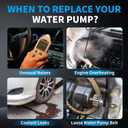 AW5077 Engine Water Pump Fit for Chevrolet Silverado 1500/S10/Blazer/Tahoe/Astro/C1500/K1500, Express 1500/2500/3500, C2500/K2500/C3500 Cadillac Escalade 1996-2014 4.3L/5.0L/5.7L V6/V8