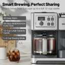 2-Way 12-Cup Programmable Brewer Coffee Maker (Silver)