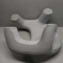 Reading Pillow for Bed, Lap Desk for Laptop, Memory Foam Arm Rest Support Gaming Pillow with Cup/Phone Pocket, Laptop Lap Desk for Working, Gaming, Reading on Couch Bed Floor- Grey (Gray)